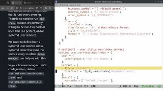 NixOS 78 Systemd User Services [upl. by Christenson227]