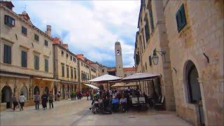 A walk down the Stradun  Dubrovnik Croatia [upl. by Enttirb]