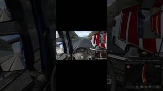 Euro Truck Simulator 2  Renault truck with Chemicals load overtaking IVEDO truck ets2 renault [upl. by Karlens982]