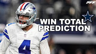 Predicting the Dallas Cowboys 2024 Win Total  PFF [upl. by Blanch]