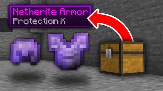 Minecraft But Chests Give OP Items [upl. by Lancey]