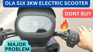 Ola S1x electric scooter review problem  dont buy ola  ola service [upl. by Atenek]