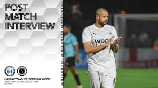 Halifax Town vs Boreham Wood  David Stephens PostMatch Interview [upl. by Charis342]