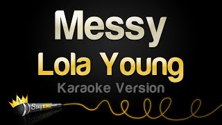 Lola Young  Messy Karaoke Version [upl. by Kcirdlek]