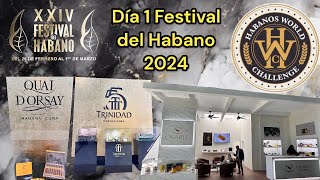 ¿Como es la Feria Comercial y el Habanos World Challange durante el XXIV Festival del Habano en Cuba [upl. by Llerret]