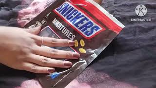 My review on snickers chocolate mini pack [upl. by Kassey]