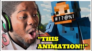 CASEOH PLAYING MINECRAFT ANIMATION  REACTION [upl. by Cariotta]