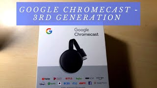 Unboxing Google Chromecast  3rd Generation  Macbook Set Up [upl. by Landon]