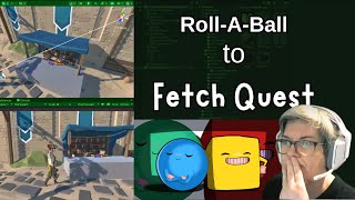 Lets turn the RollABall tutorial into a narrative game  Twitch Live Stream [upl. by Yecak]