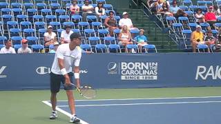 Ryan Sweeting serves to Olivier Rochus ATP 250 Winston Salem Open Johnnyblazedcom Aug 21st 2011 [upl. by Autry]