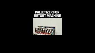 Automatic palletizer for retort machine packing palletizer foryou factory [upl. by Ainoyek]