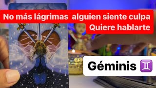 GÉMINIS ♊️SANANDO❤️‍🩹 POR FIN DIOS TE MANDA ESTO ALGUIEN SE SIENTE CULPABLE LA JUSTICIA LLEGA A TI [upl. by Idnew]