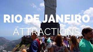 10 Top Tourist Attractions in Rio de Janeiro  Travel Video [upl. by Masterson]