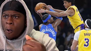 OMG SHAI COOKED LEBRON JAMES Los Angeles Lakers vs OKC Thunder Full Game Highlights  REACTION [upl. by Maro]