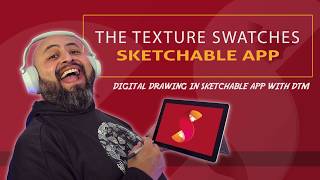 Using the Texture Swatches in Sketchable App [upl. by Ridan74]