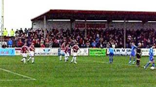 Sye Webster Arrest amp Steven Doris goal  Arbroath 4 Montrose 1 23rd April 2011 [upl. by Attegroeg732]