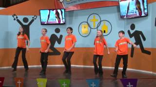 Cathletics VBS Action Song Champion for Christ [upl. by Ennaus624]