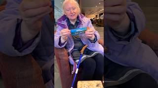 Kendal Mint cake with Chocolate in Kendal Lake District with Mum [upl. by Ahsaetal]