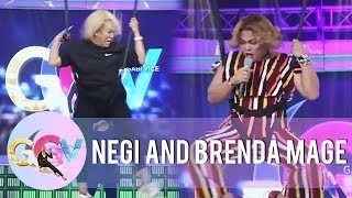 Negi and Brenda Mage take the KalerkiOke Challenge  GGV [upl. by Rozele]