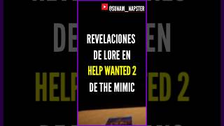 NUEVAS REVELACIONES DE THE MIMIC sunamnapster fnaf fnafpizzeriasimulator [upl. by Atirahc]