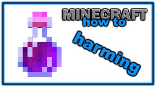 How to Make a Potion of Harming  Easy Minecraft Potions Guide [upl. by Doralia751]