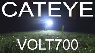 CATEYE VOLT 700 Front LED Bike Light HLEL470RC HOW TO USEFEATURESTEST [upl. by Shipp]