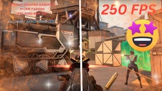 Lenovo IdeaPad Gaming 3 Ryzen6800h Rtx 3050🔥😈 Valorant benchmark test🔥🎉😱 [upl. by Kalbli]