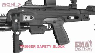 EMA Tactical RONI G1 Glock Carbine Kit [upl. by Ecnarf861]