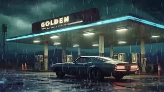 Gas Station Ambience Sound Effect with Heavy Thunderstorm and Rain Sounds for Sleeping [upl. by Niaz]