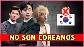 ACTORES COREANOS que NO SON DE COREA o tienen DOBLE NACIONALIDAD [upl. by Sianna]