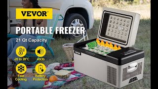 VEVOR Mini Fridge Review Your Portable Cooling Companion for Every Adventure [upl. by Noroj]