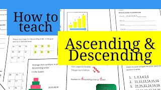 Teach Ascending and Descending Order to Kids in 5 Minutes Correct and Fun Way to Learn [upl. by Noli]