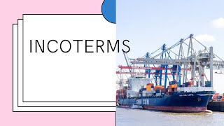 S  2 INCOTERMS  EXWORKS FOB CIF CFR [upl. by Gluck962]