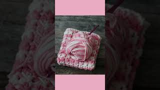 Make This Easy Stitch Even Moss Stitch Crochet Pattern Beginner Dishcloth crochet crochetpatterns [upl. by Carmella]