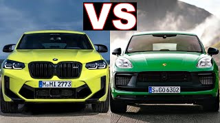 2022 bmw x4 m competition vs porsche macan gts 2022 Luxury compact SUVs porsche macan bmw x4 x4m [upl. by Longan]