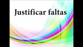 JUSTIFICANTE DE FALTAS [upl. by Patrice877]