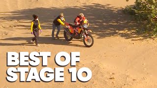 Dakar Rally Stage 10 Highlights Kevin Benavides is Out of the Race [upl. by Inhsor]