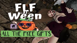 ALL THE FREE GIFTS  FLFOWEEN  SECOND LIFE [upl. by Harty296]