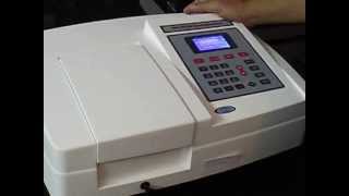 UV Vis Spectrophotometer  LMSP UV1200 [upl. by Island714]