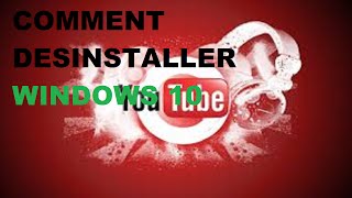 TUTO Comment désinstaller une mise à jour sous Windows 10 [upl. by Abbotsen]