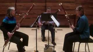 Eight Trios for Three Bassoons by Bach [upl. by Ardien]