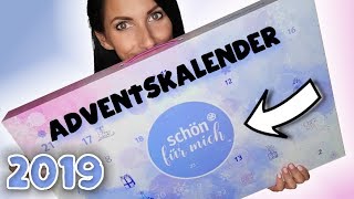 😍 SCHÖN FÜR MICH Adventskalender 2019 UNBOXING  ROSSMANN ADVENTSKALENDER  ISANA  Frühlingsrolina [upl. by Htims987]