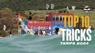 Top 10 Tricks  GWA Wingfoil World Cup 2024 Tarifa 2024 [upl. by Naul]