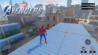 Spiderman Web Swinging Gameplay  Marvels Avengers Game PS5 [upl. by Yecats709]