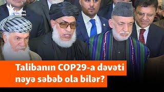 Taliban Bakıda Ekstremist qruplaşmanın COP29a dəvəti nə deməkdir [upl. by Akinnej]