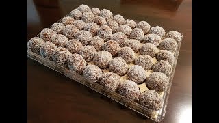 Crunchy Date Balls With Rice Crispies  Healthy Snack amp Desert [upl. by Yarvis157]