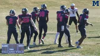 Millbrook School vs Pomfret School  Boys Varsity Football [upl. by Ricker]