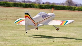 GIANT SCALE RC BEDE 8  DLE 222cc FLAT FOUR  PAUL NEEDHAM AT LMA EAST KIRKBY  1  2016 [upl. by Hogg]