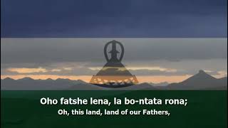 National Anthem of Lesotho  quotLesōthō Fatše La BoNtata Rōnaquot [upl. by Nerhe]