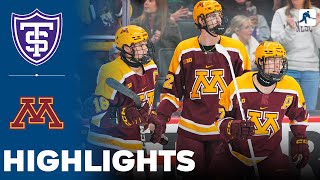 St Thomas vs Minnesota  NCAA College Hockey  Highlights  October 26 2024 [upl. by Ytsur]